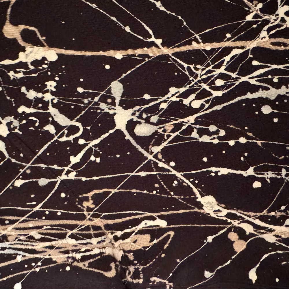 Raquel Allegra Black and White Splatter Tee - Picture 3 of 4